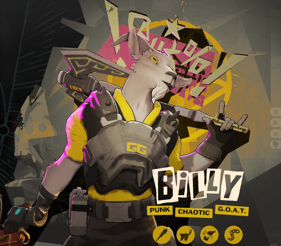 Go Goated as Billy