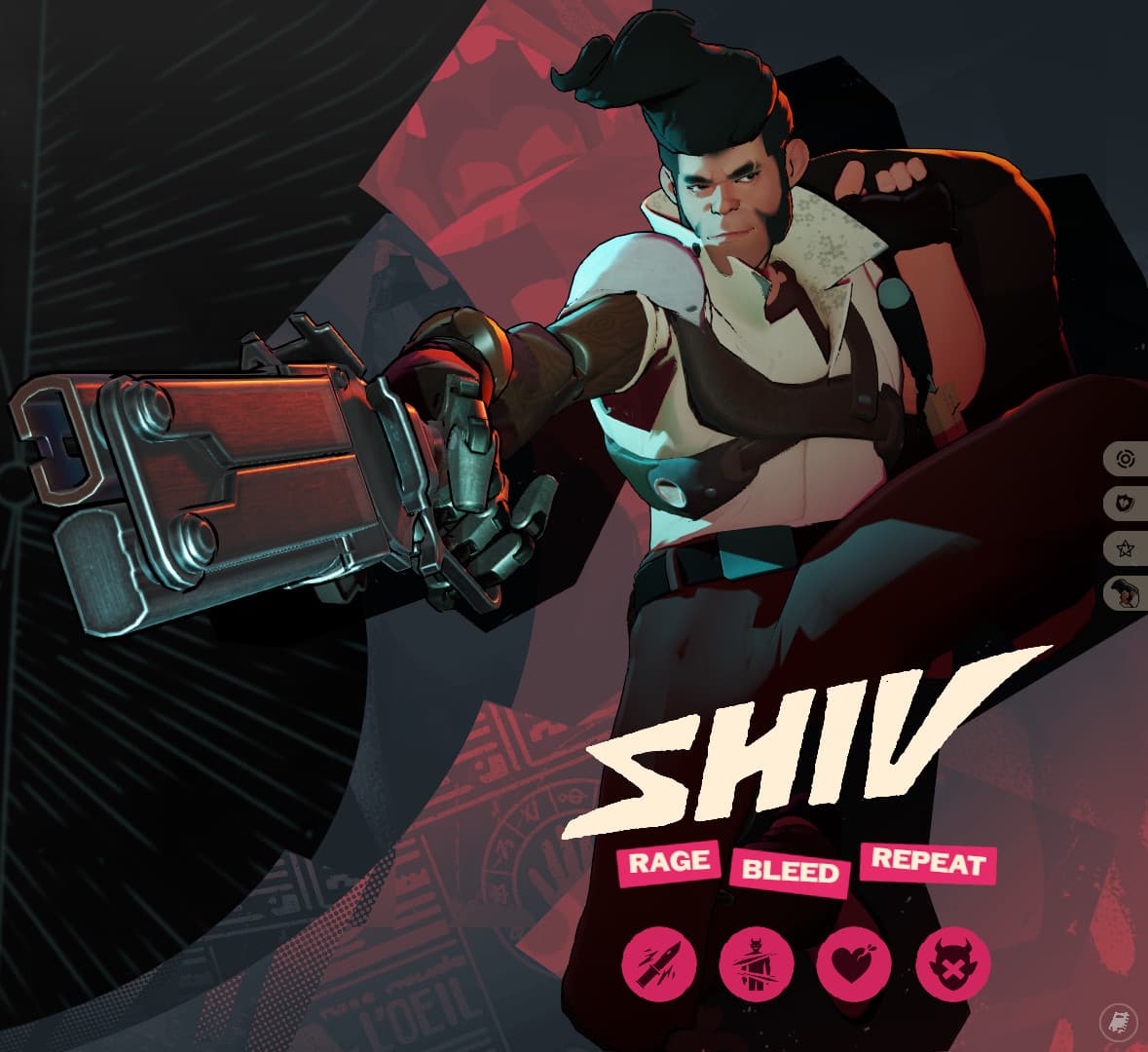 Cream/Blood Red Shiv + Icons 7/28 screenshot 3
