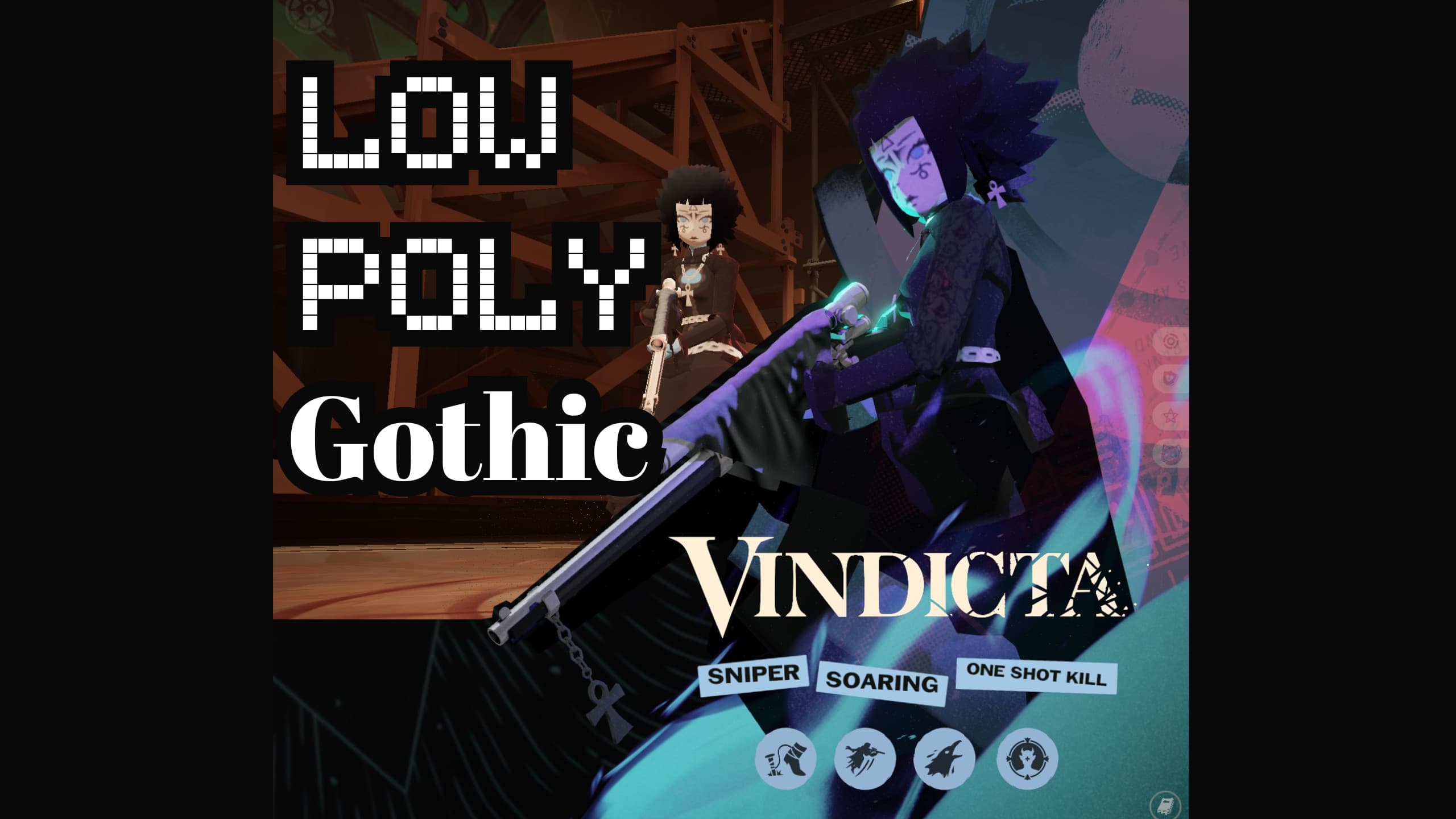 LOW POLY GOTHIC Vindicta Skin