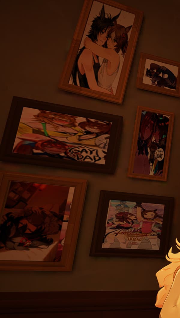 Umamusume Yuri Hideout Paintings screenshot 2