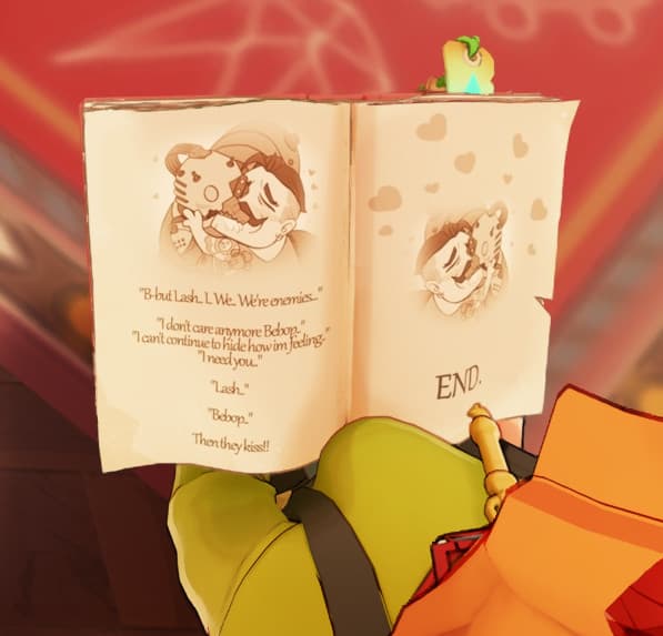 Paige book -> Lash x Bebop yaoi screenshot 2