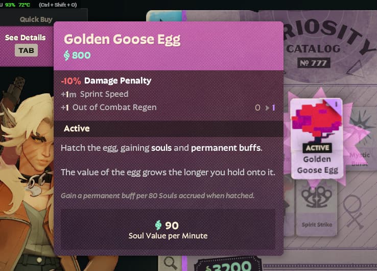 Deltarune Strange tree Golden gose egg replacement screenshot