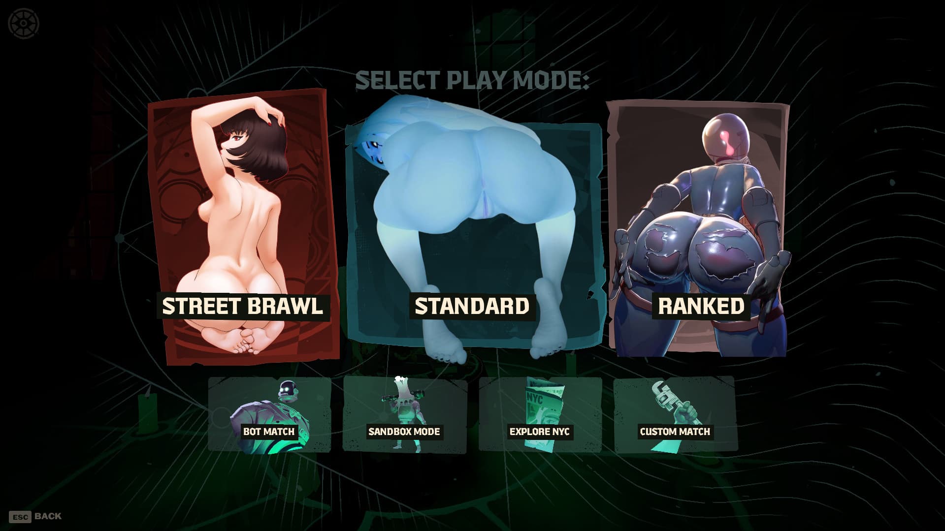 Freaky Menu Male/Female screenshot