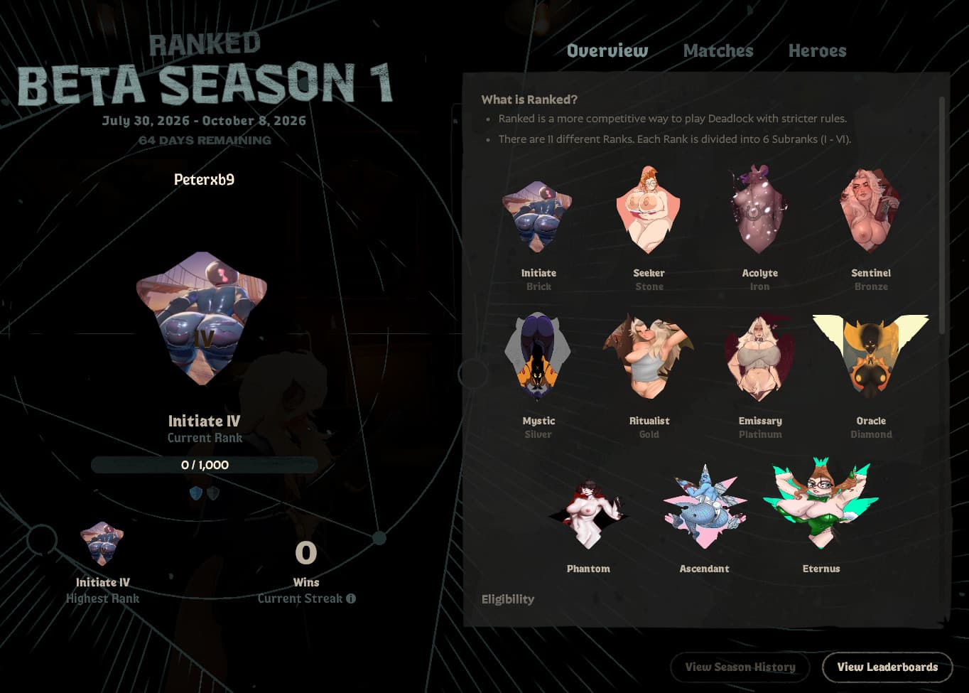 Freaky Ranks Female screenshot