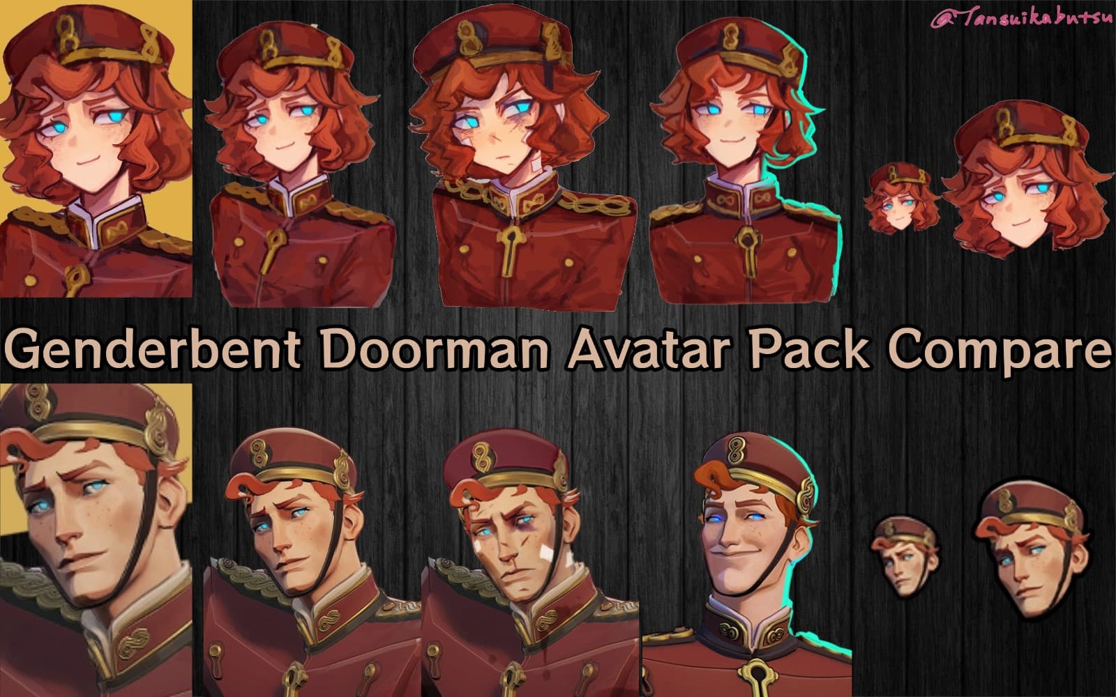 Genderbent Doorman Avatar Pack screenshot 3