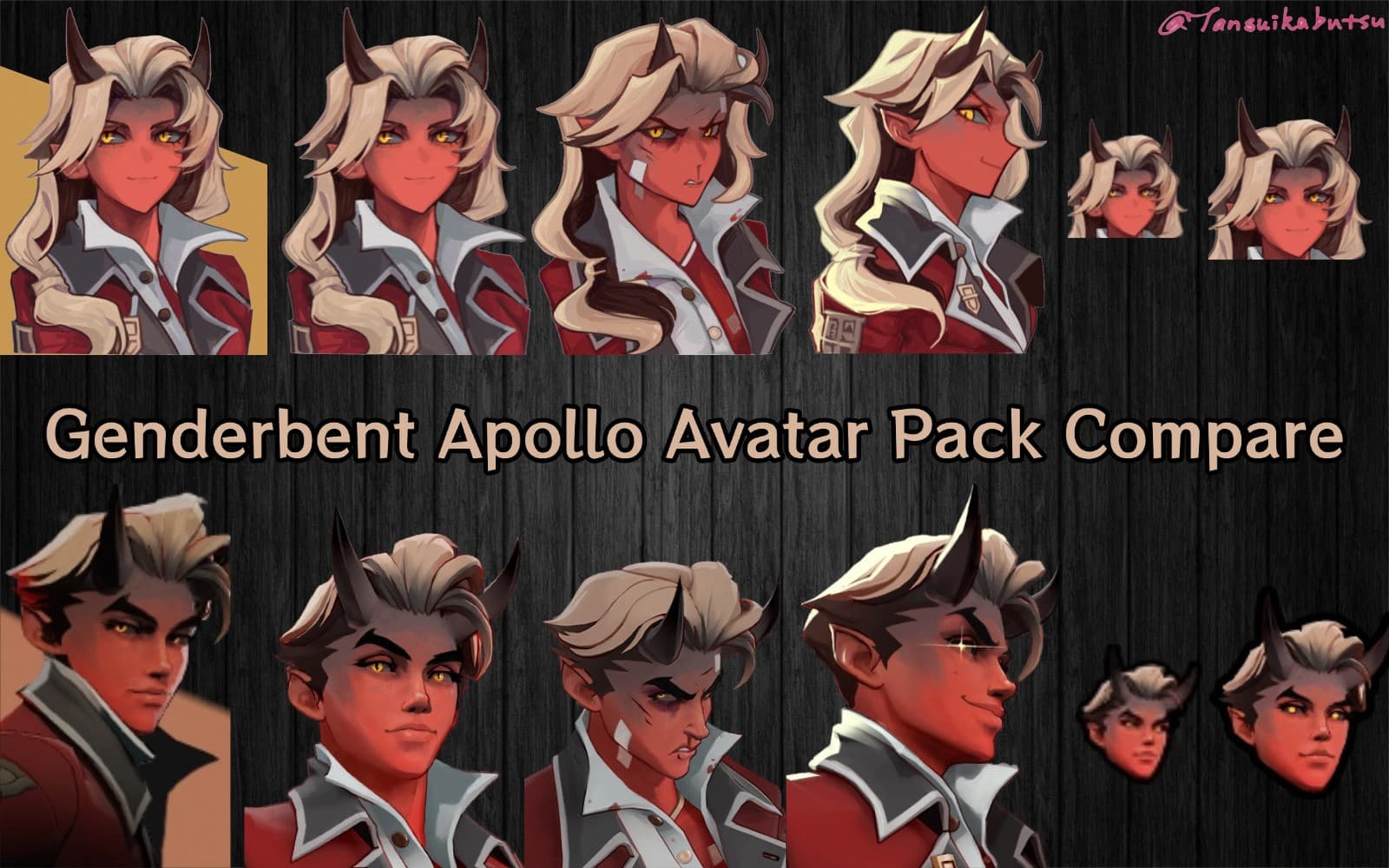 Genderbent Apollo Avatar Pack screenshot 3