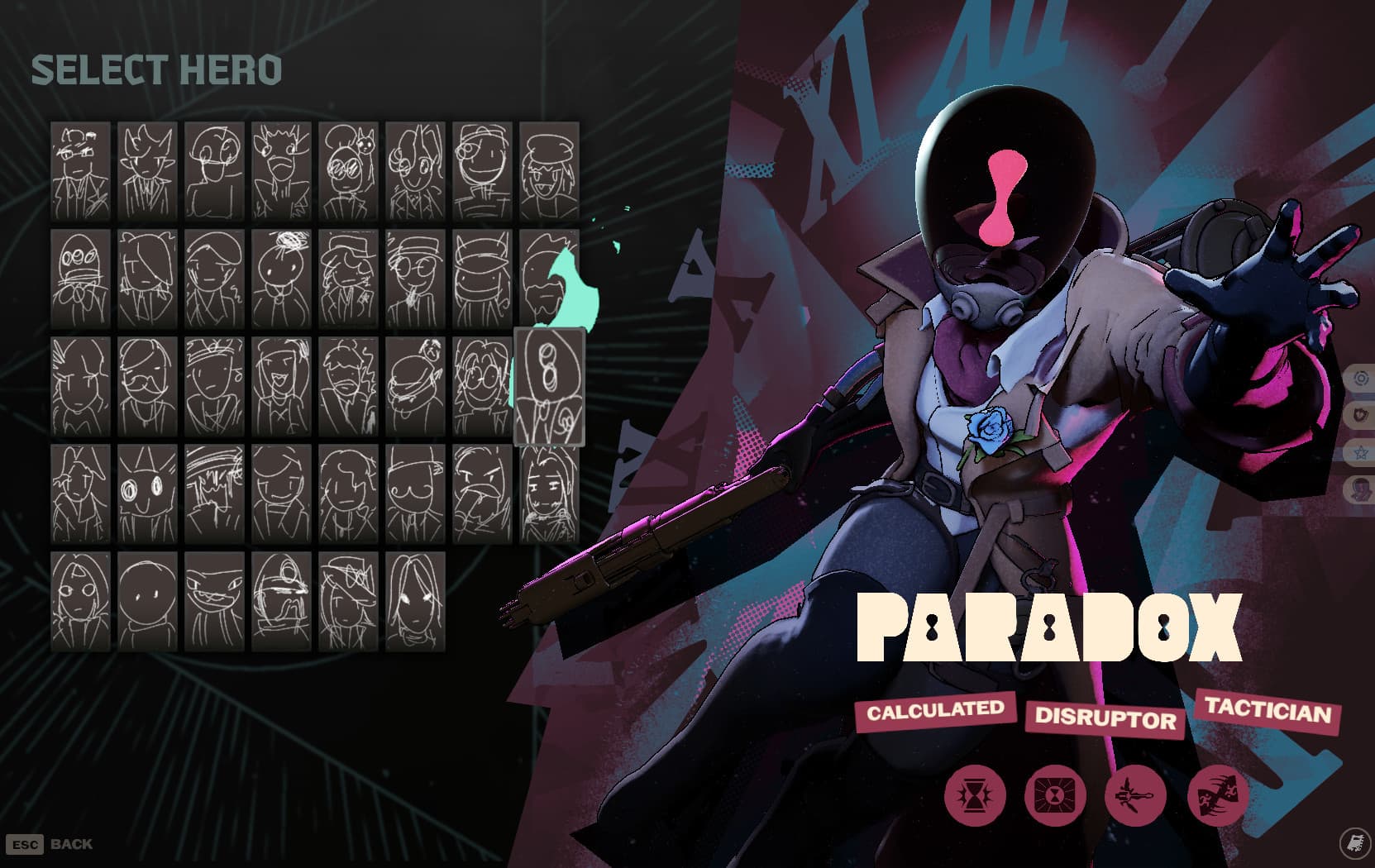 Ayavanni Doodle Hero Select Screen screenshot 2
