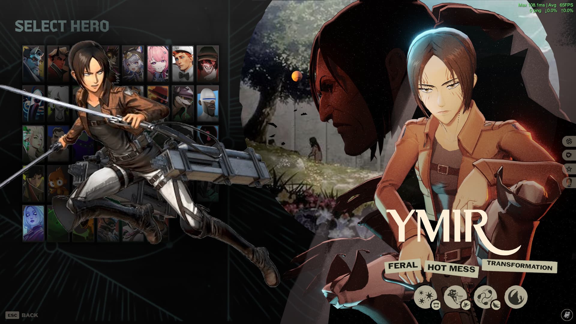 Ymir as Silver (Attack on Titan)