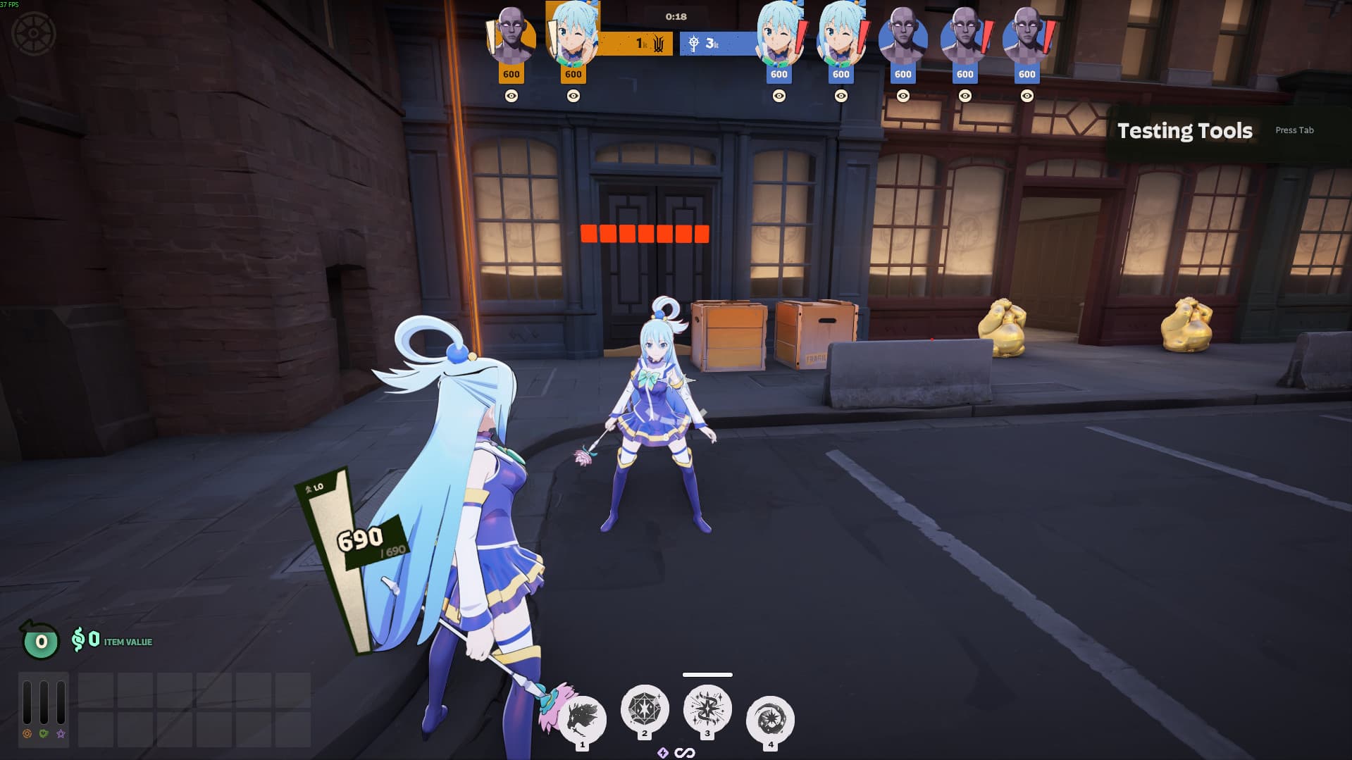 Aqua from Konosuba as Celeste screenshot 2