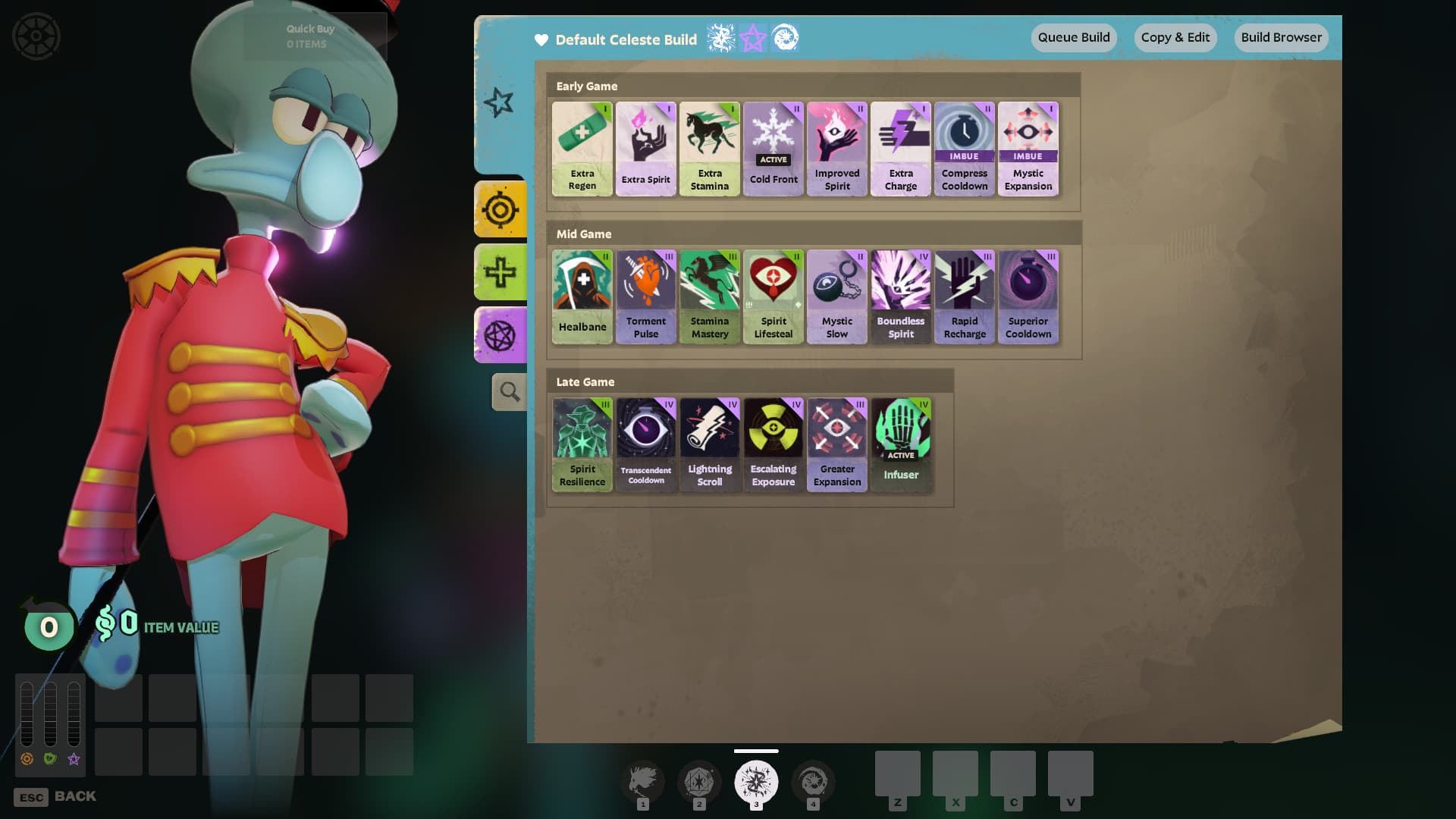 Squidward over Celeste screenshot 2