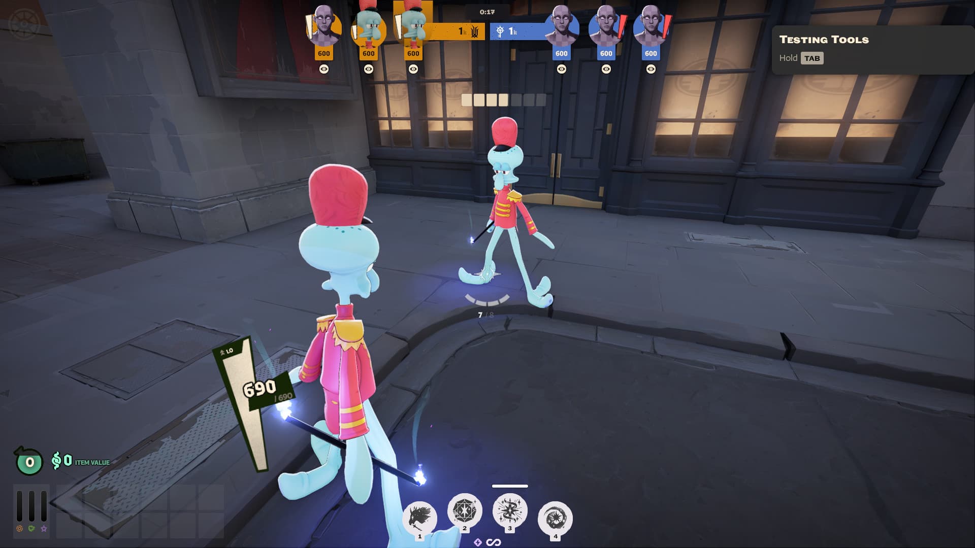 Squidward over Celeste screenshot 3