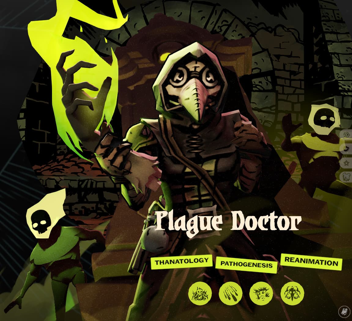 Darkest Dungeon Plague Doctor - Graves screenshot 2