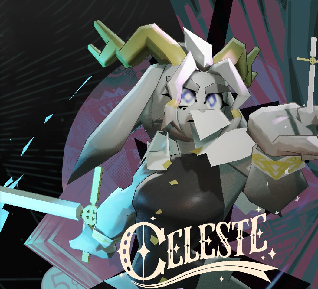 The goat-bunny-cat girl Sybil