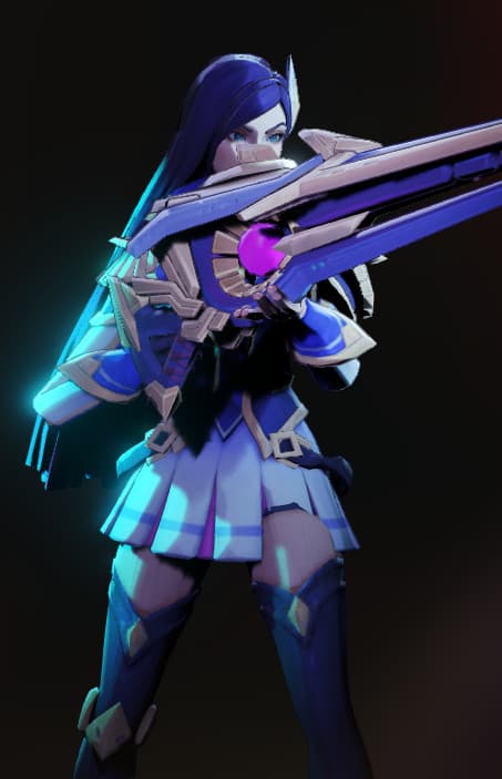 Caitlyn as Vindicta (League of Legends) screenshot 2