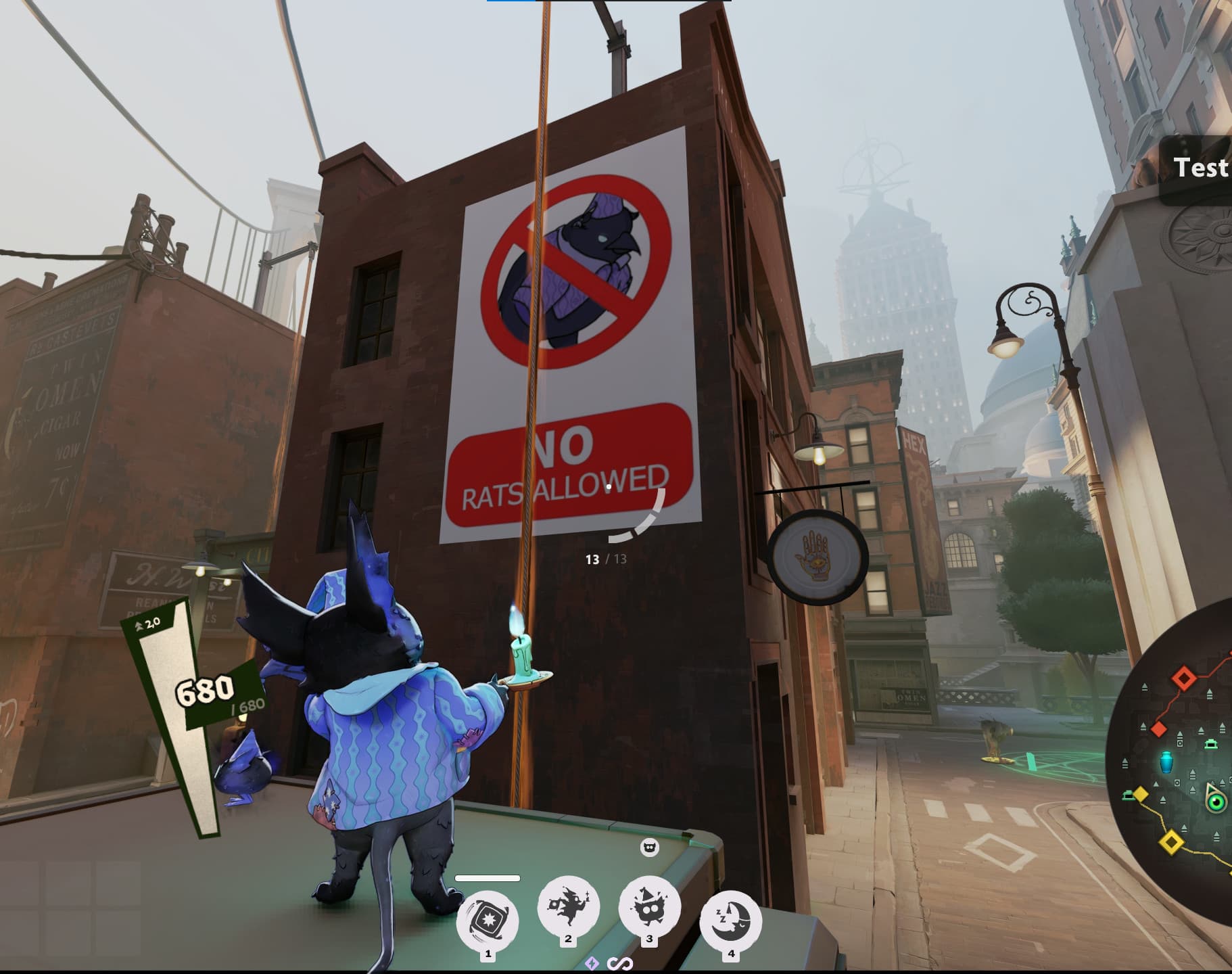 NO RATS ALLOWED SIGN ON THE SINNERS screenshot 3