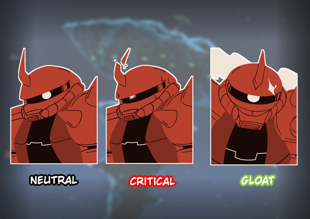 Toasted styled Char's Zaku II Icons! screenshot 2