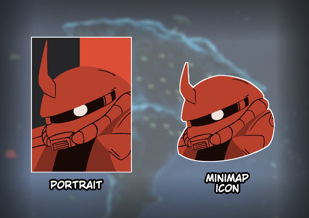 Toasted styled Char's Zaku II Icons! screenshot 3