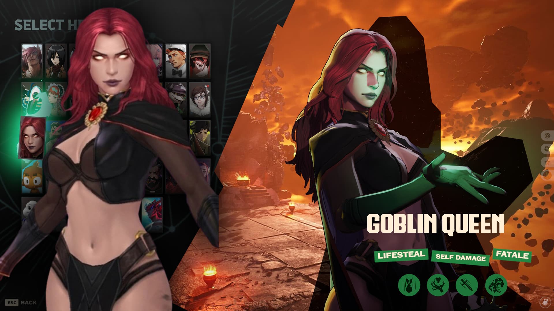 Goblin Queen as Lady Geist (Marvel)