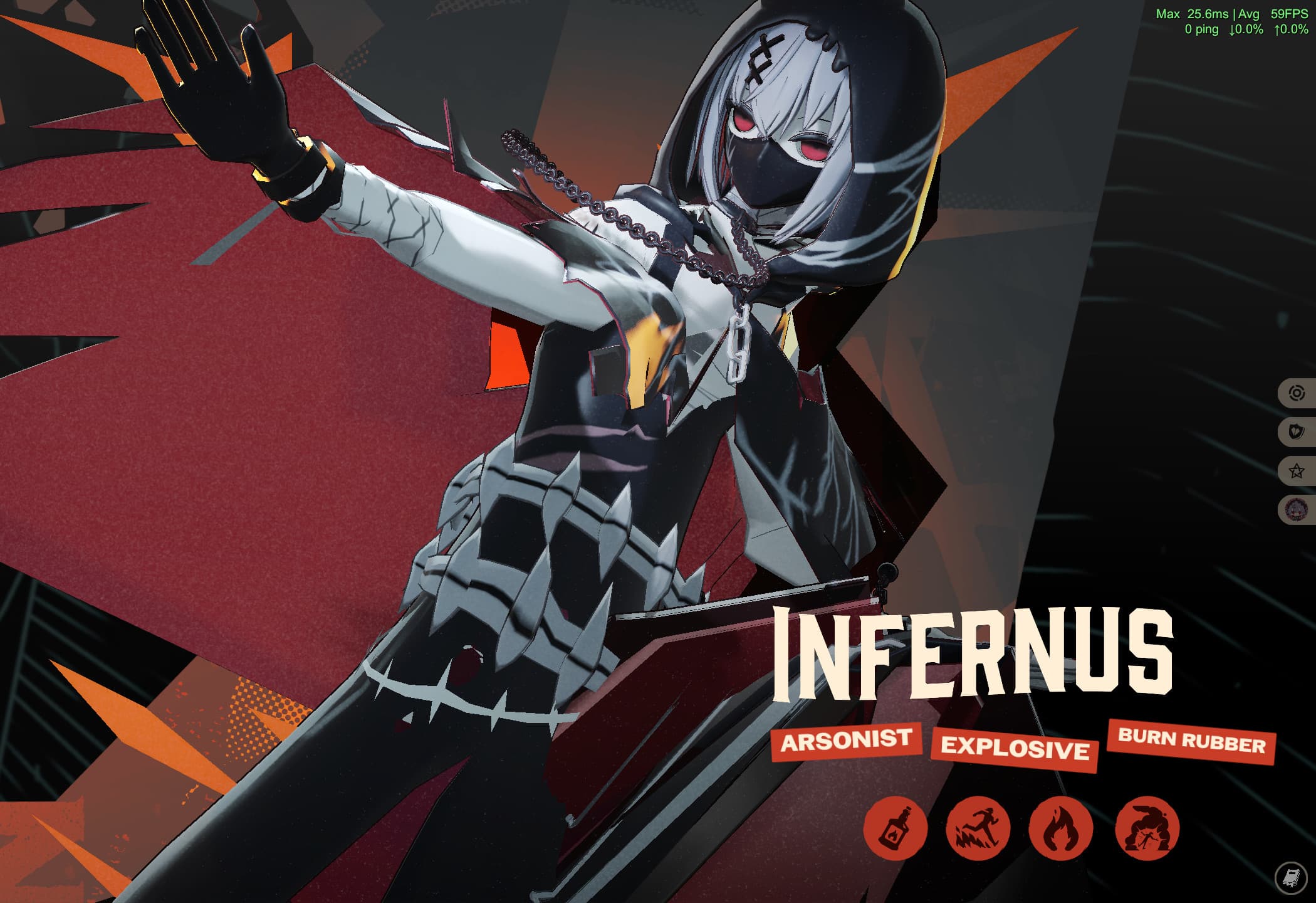 紫藤 アリサ as Infernus (UI) screenshot 2