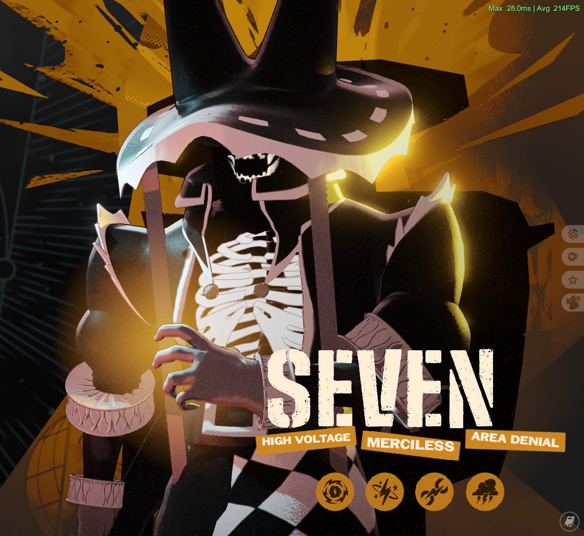 RECOLOR: Black/White for Livewire Lunatic Seven