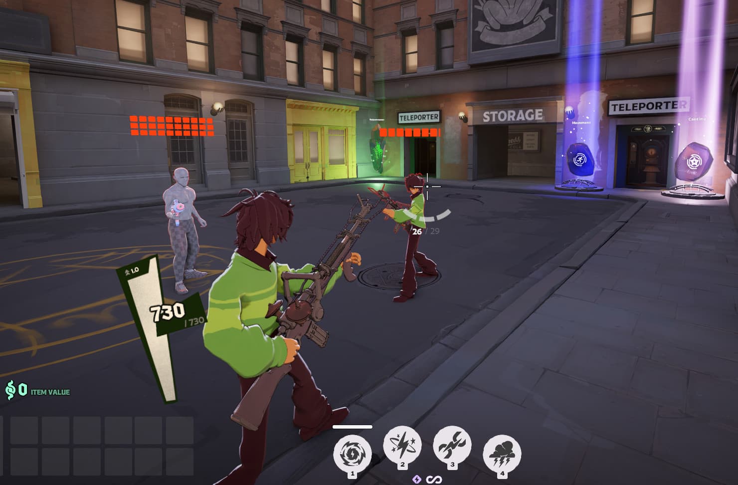 Kris larping as Chara larping as Seven screenshot 2
