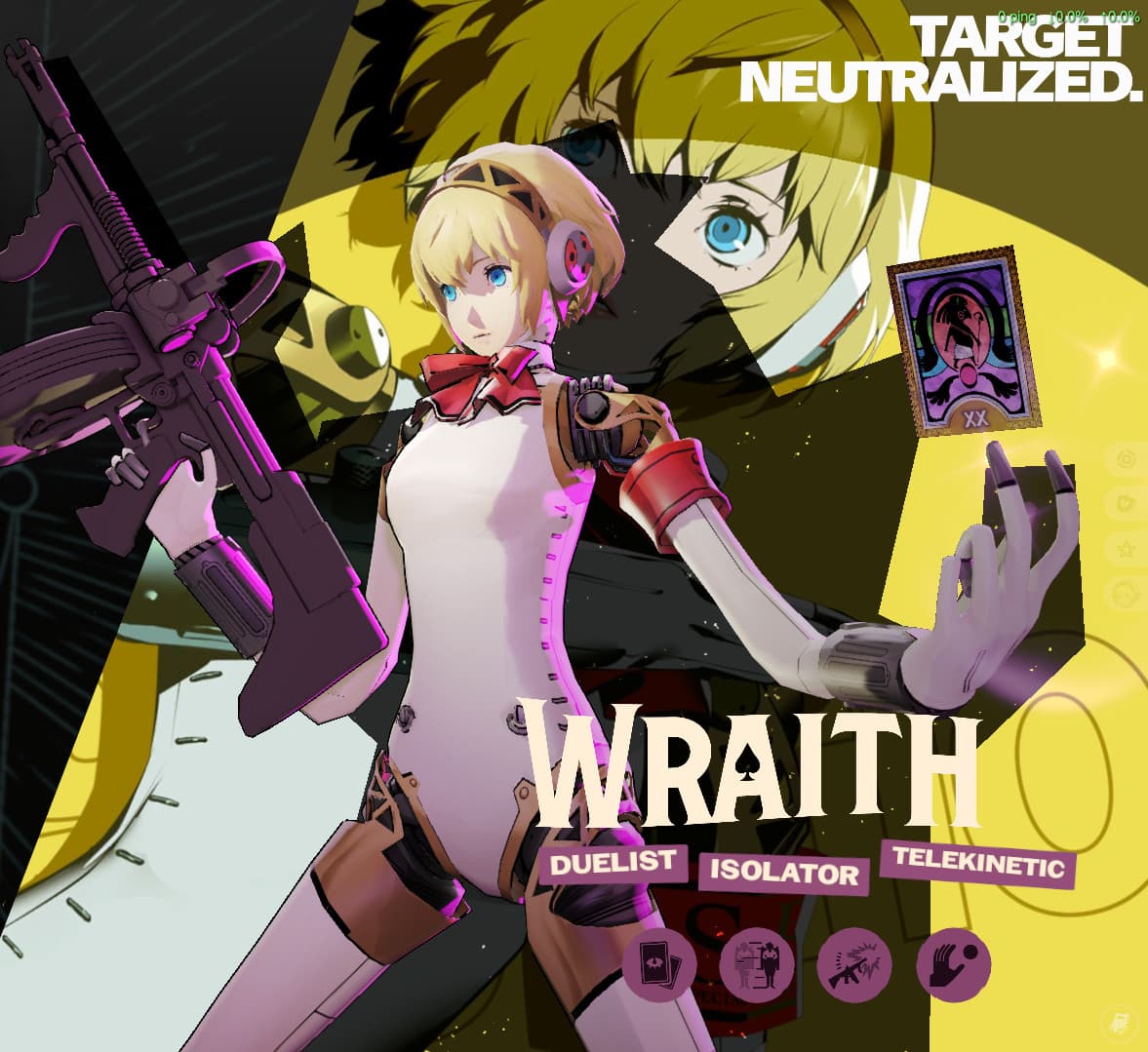 Aigis(Persona 3 Reload) as Wraith