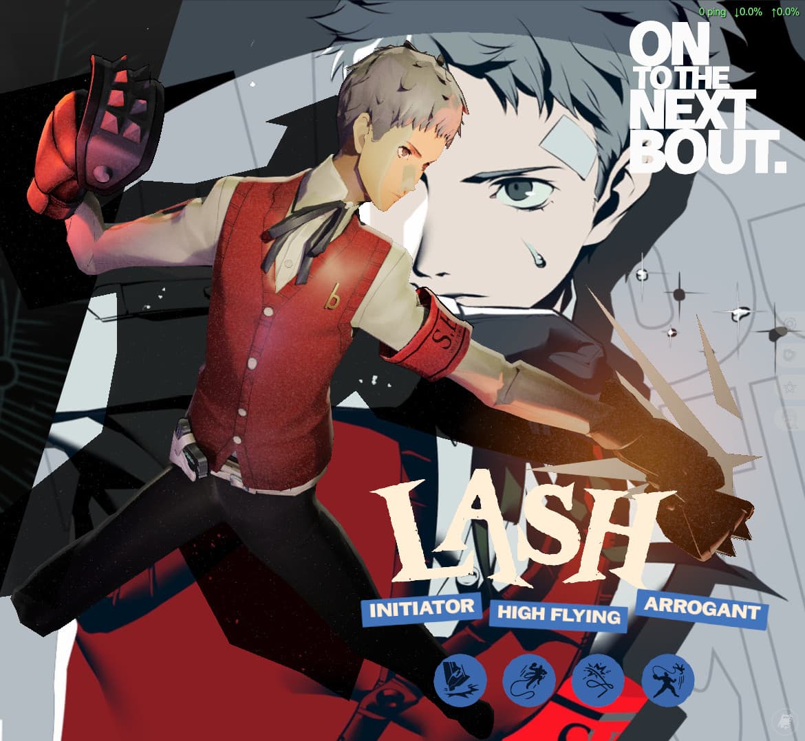 Akihiko Sanada(Persona 3 Reload) as Lash