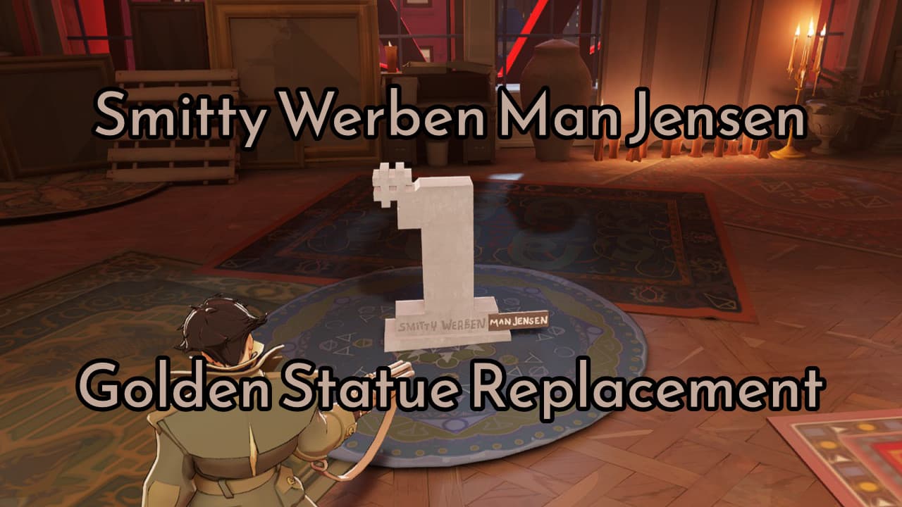 Smitty Werben Man Jensen Golden Statue Replacement
