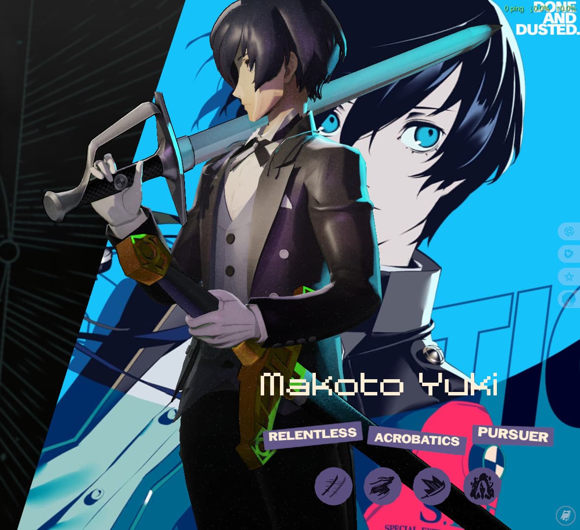 Makoto Yuki(Persona 3 Reload) as Yamato screenshot 2