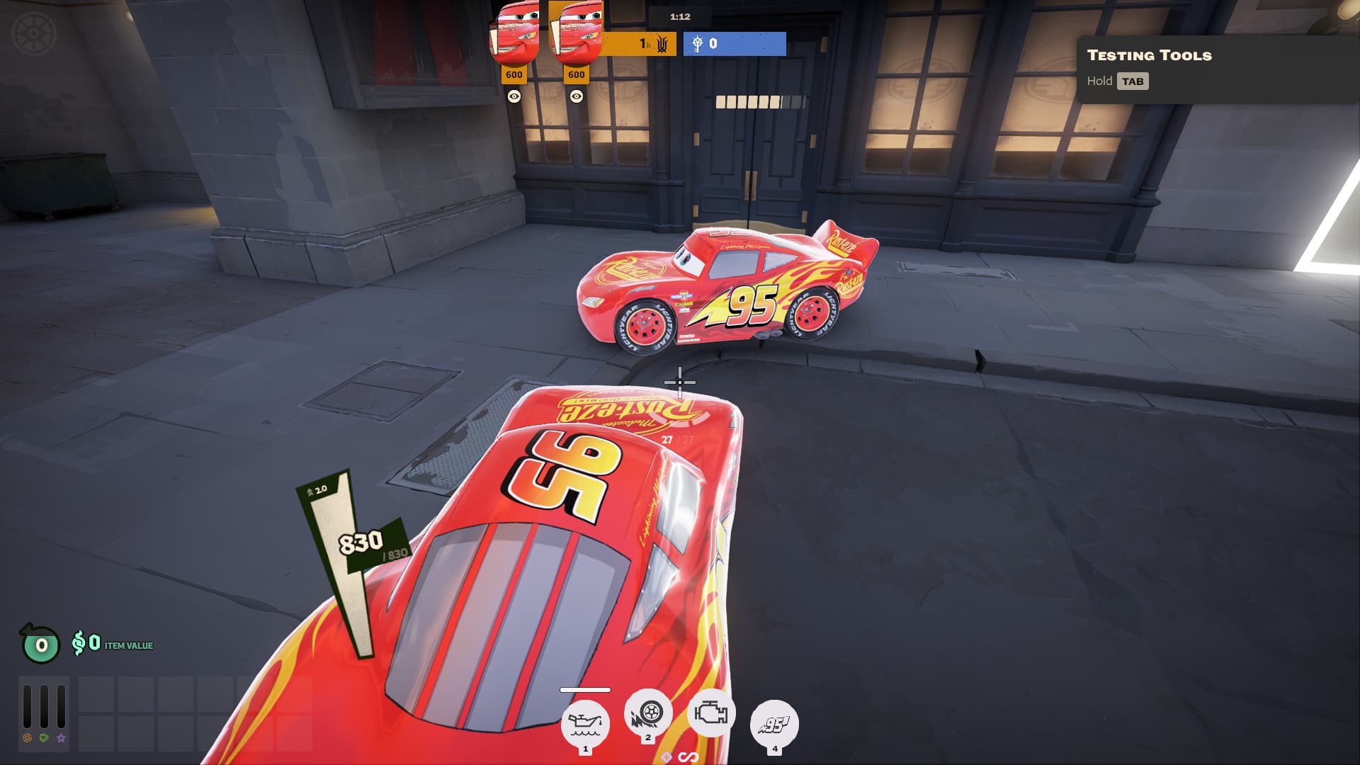 Lightning McQueen over Infernus screenshot