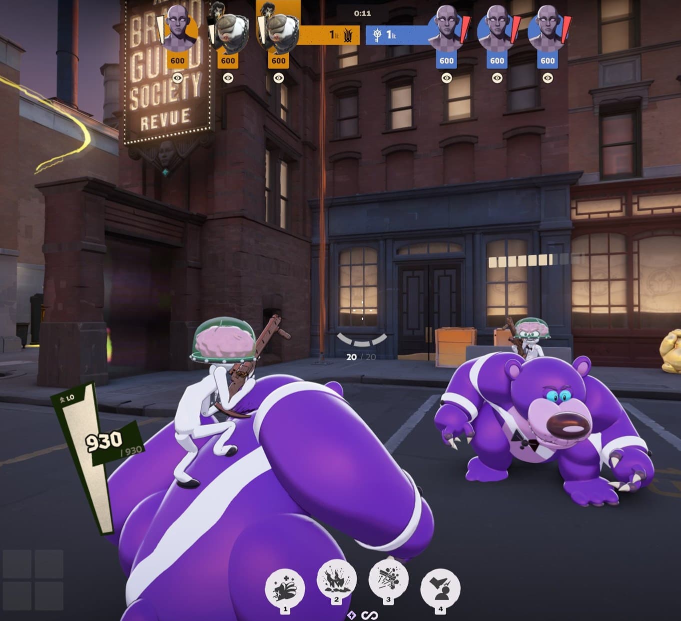 Bear + Brain (Mo&Krill Skin) screenshot