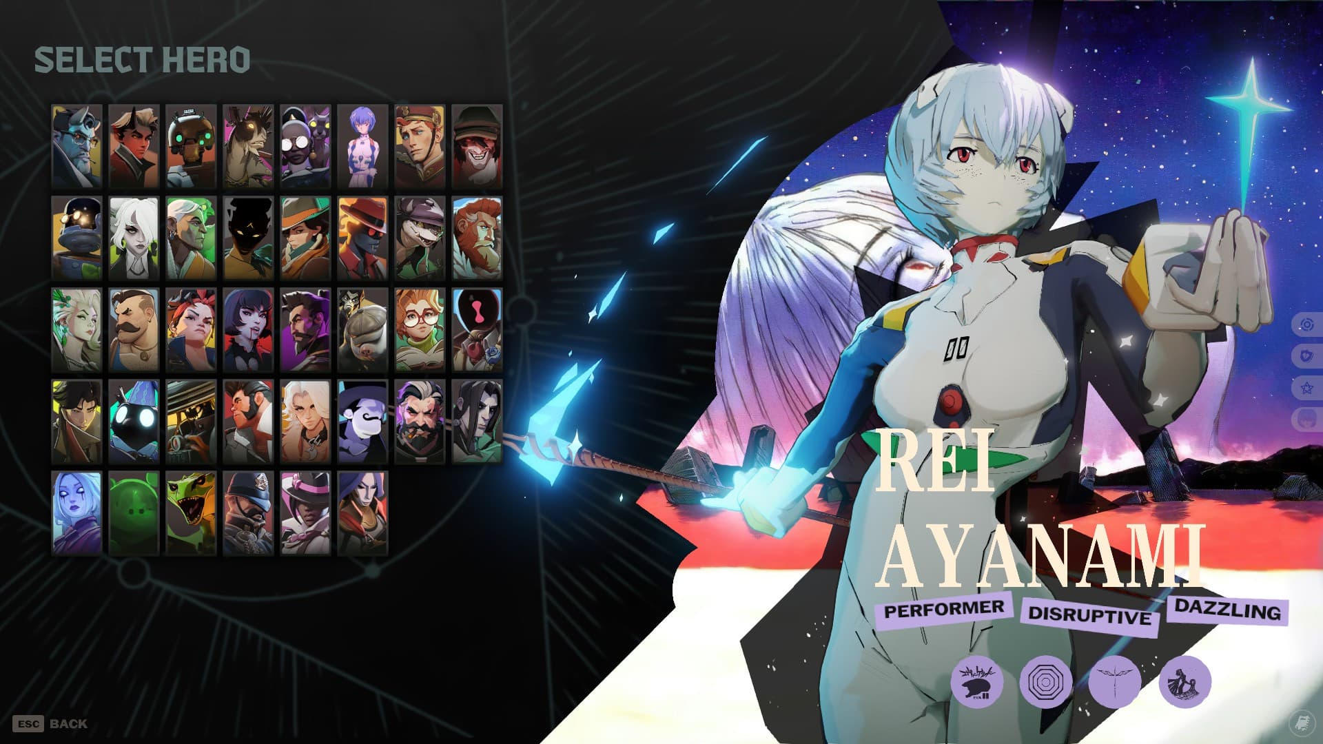 Rei Ayanami Celeste screenshot