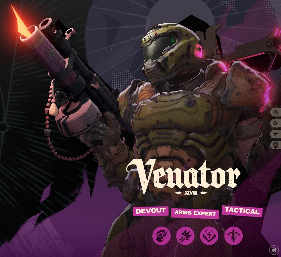 DOOM Slayer over Venator screenshot