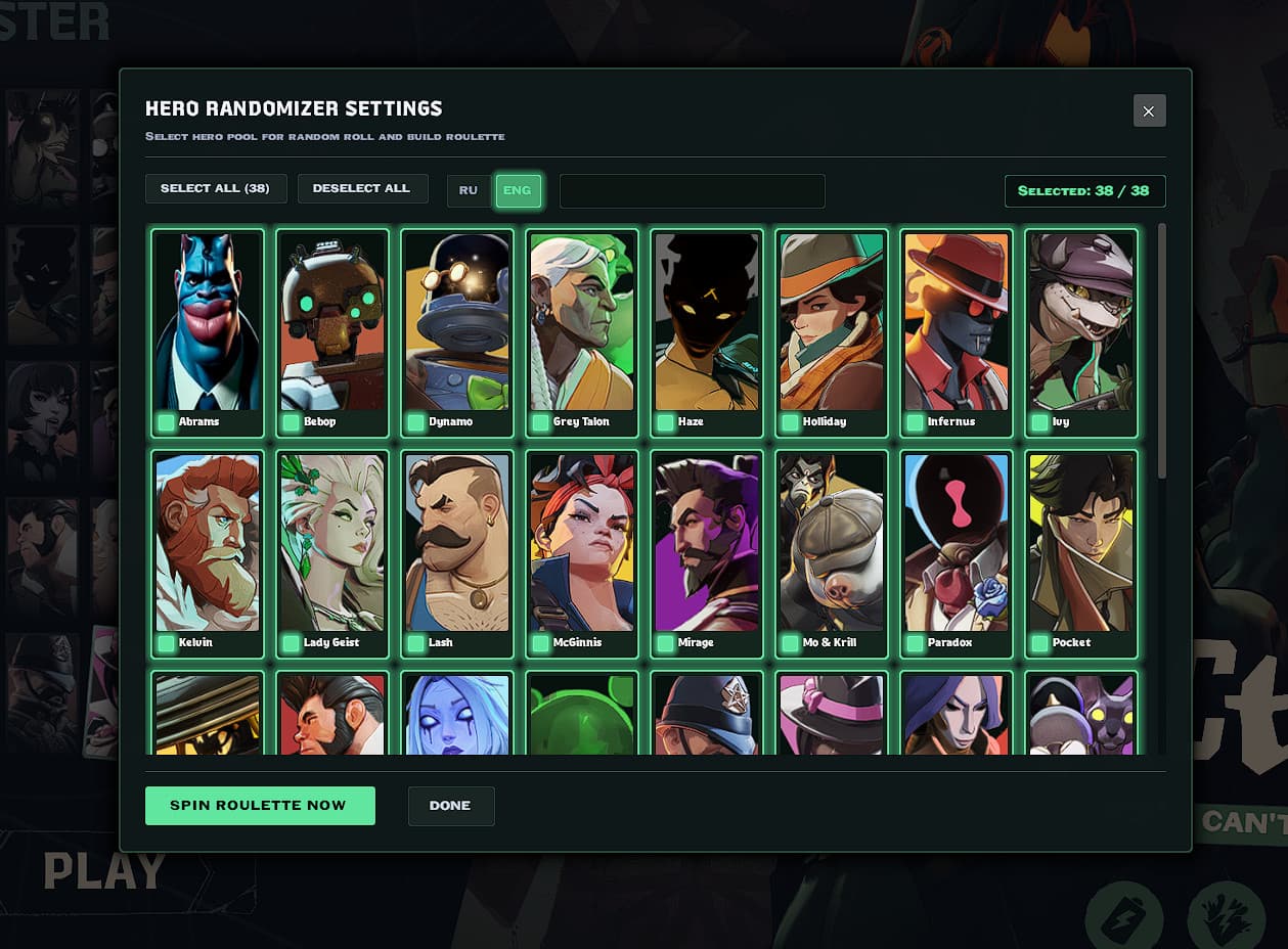 Deadlock Custom Randomizer screenshot 3