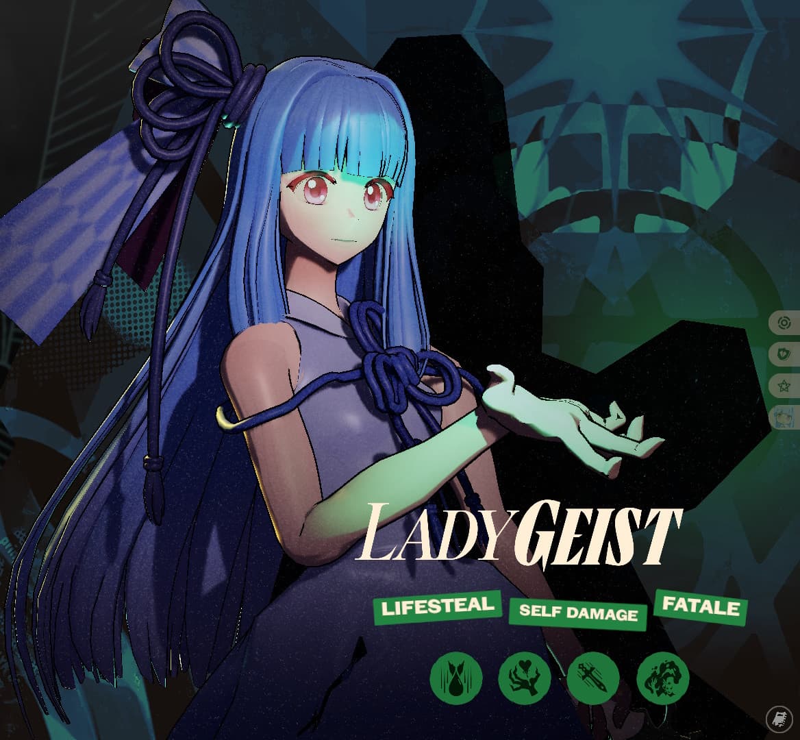 Kotonoha Aoi as Lady Geist screenshot 2