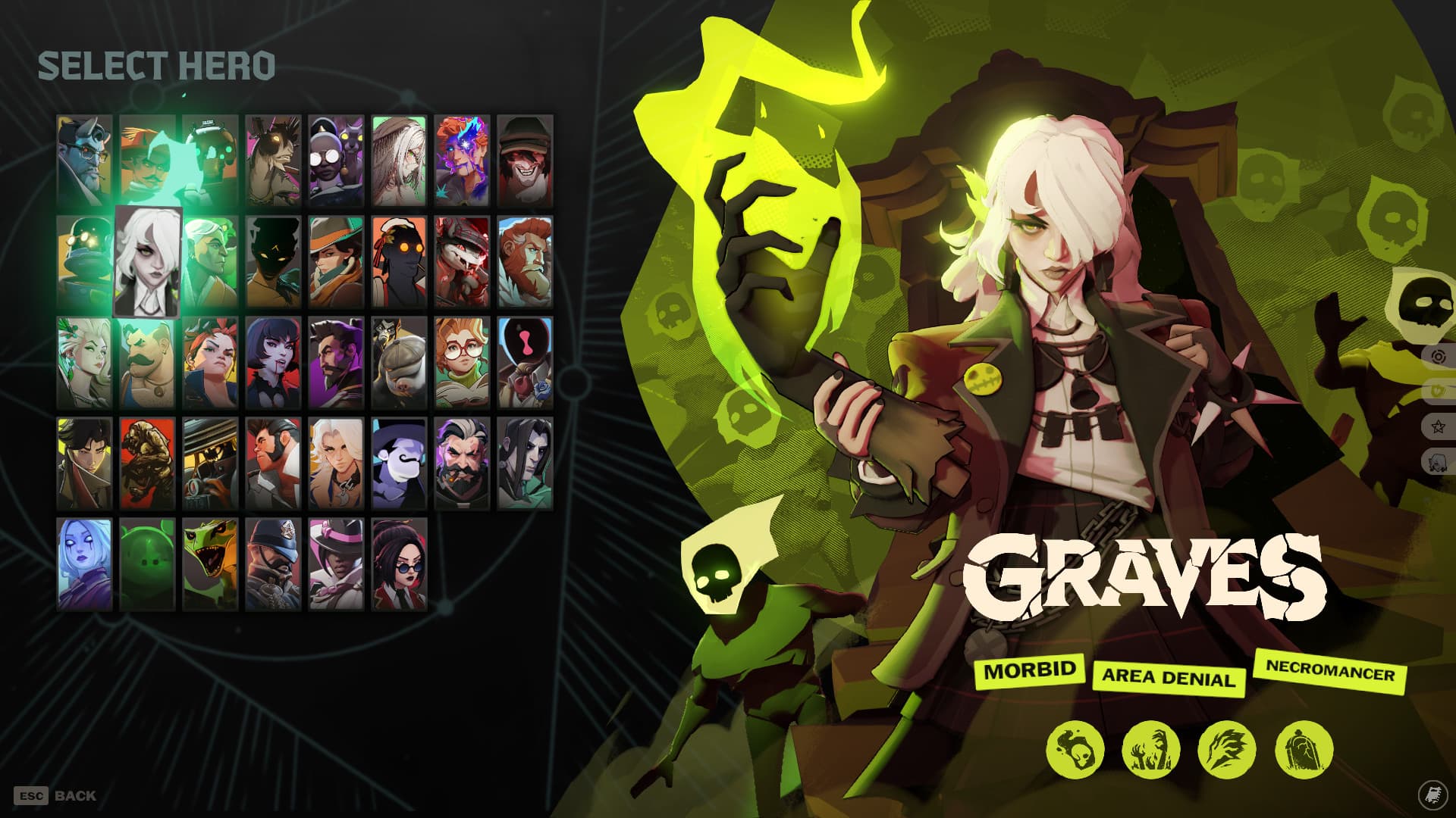 Graves Long hair screenshot