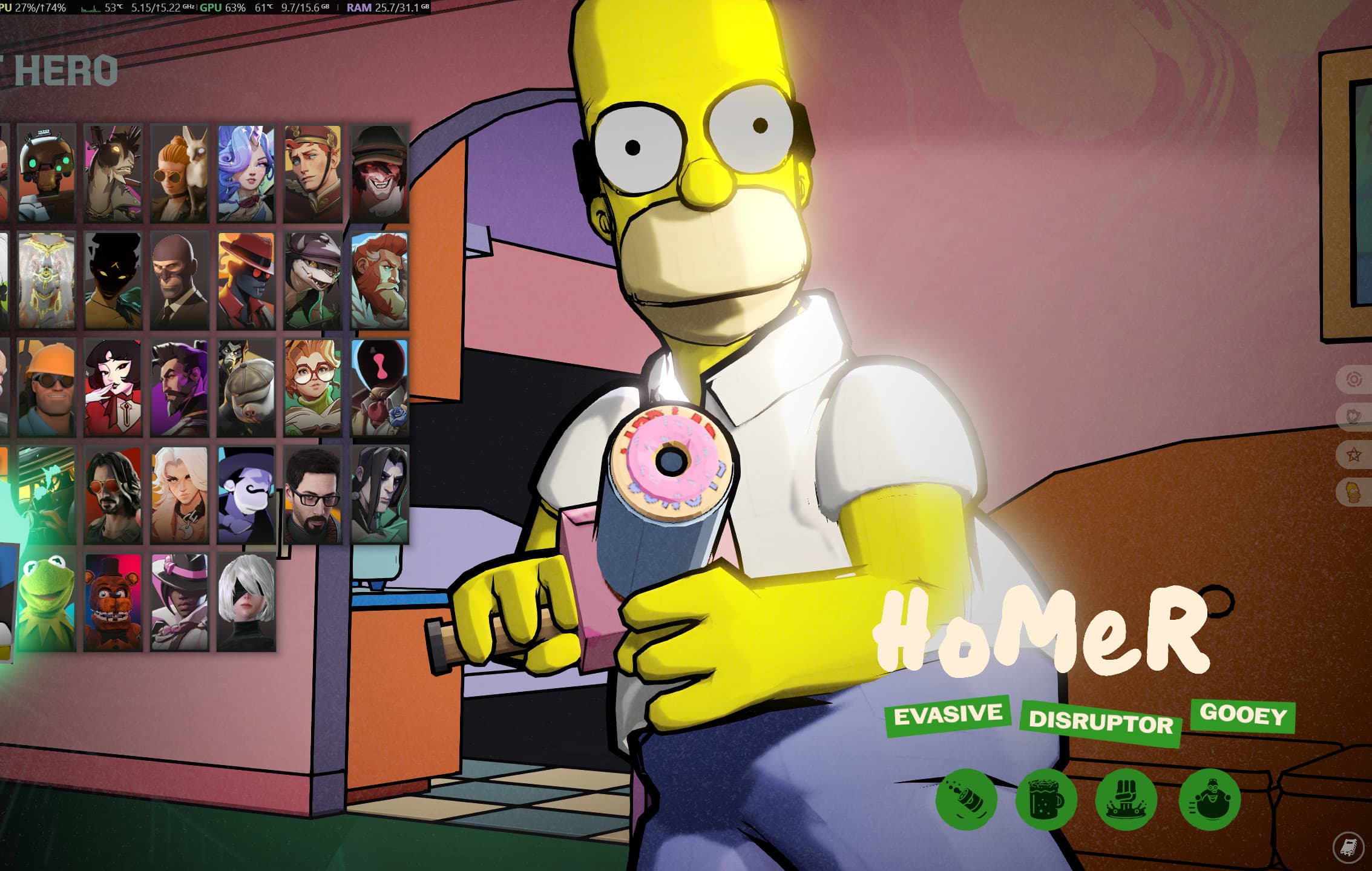 Homer Simpson Viscous! screenshot
