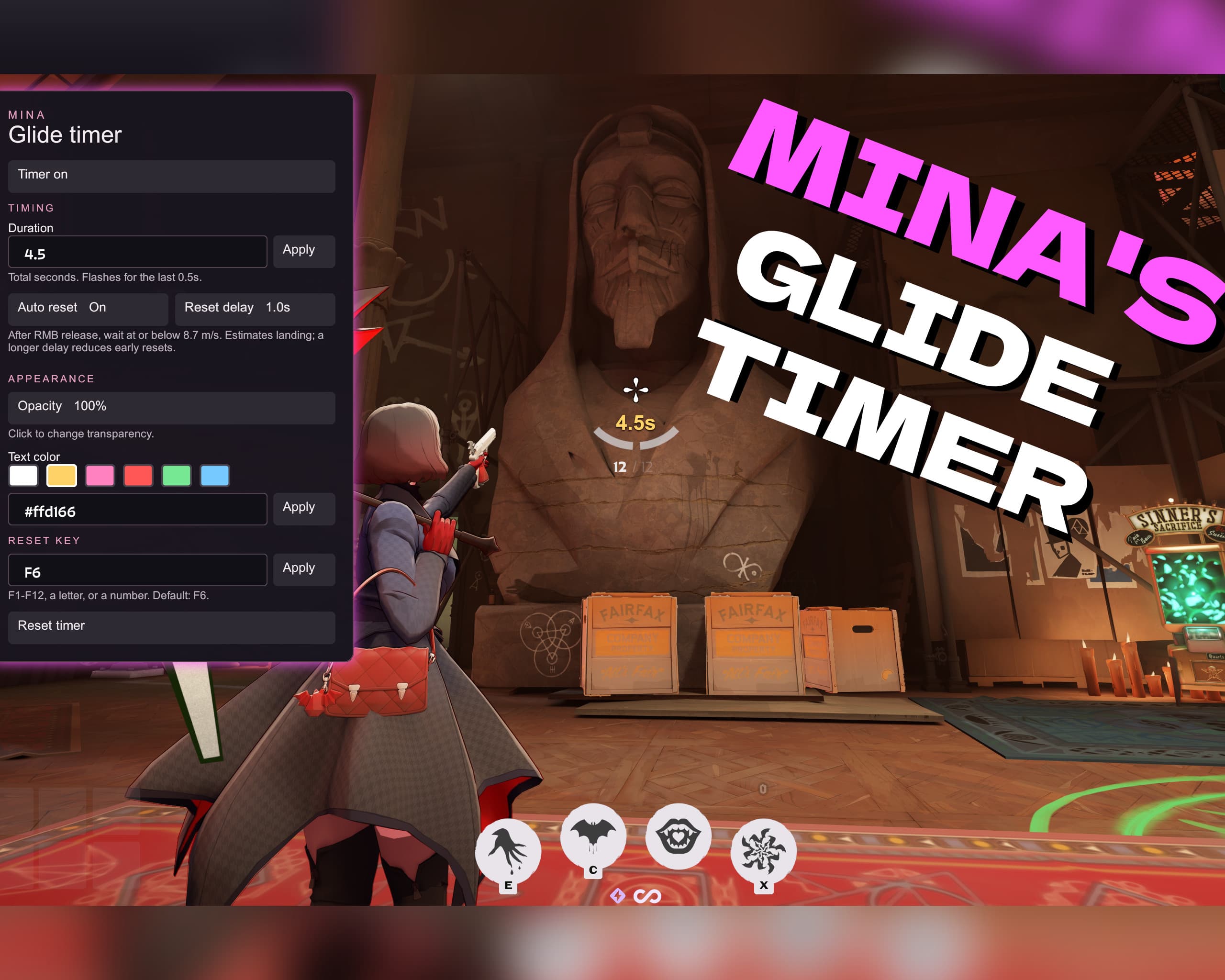 Mina's Glide Timer screenshot