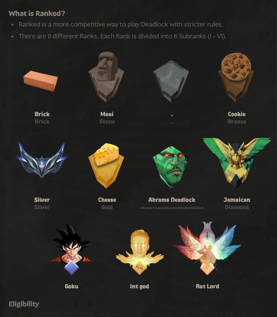 Improved ranks screenshot 2
