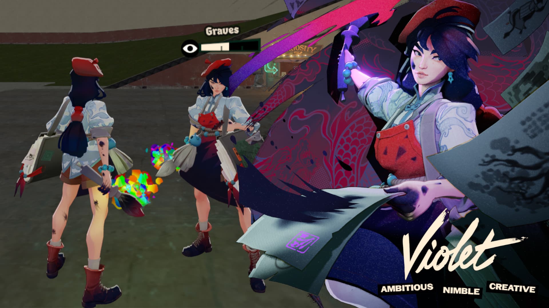 Violet over Graves screenshot