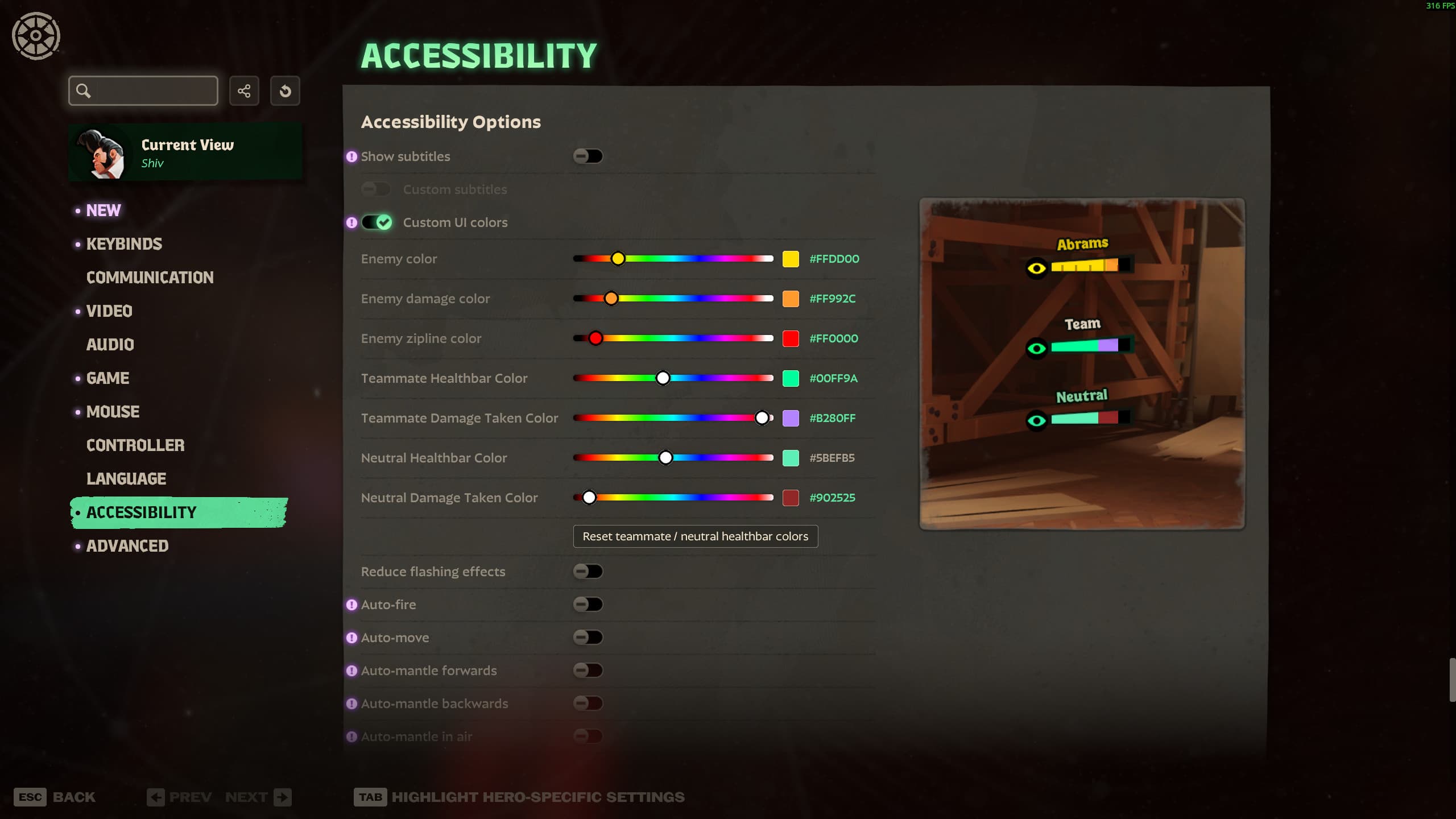Healthbar Color Picker screenshot