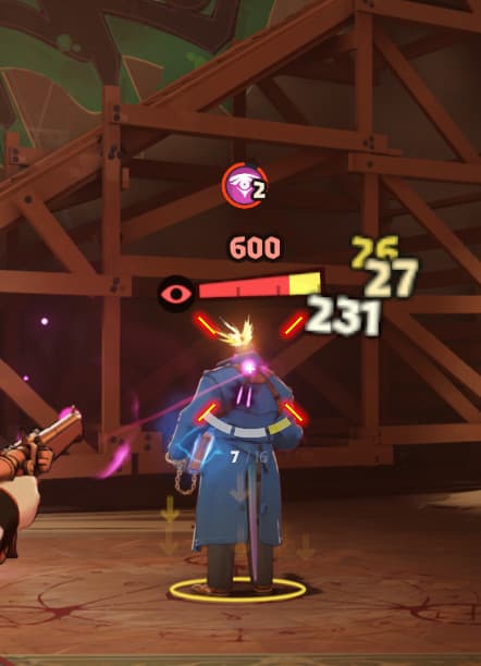 Show HP above healthbar screenshot 2