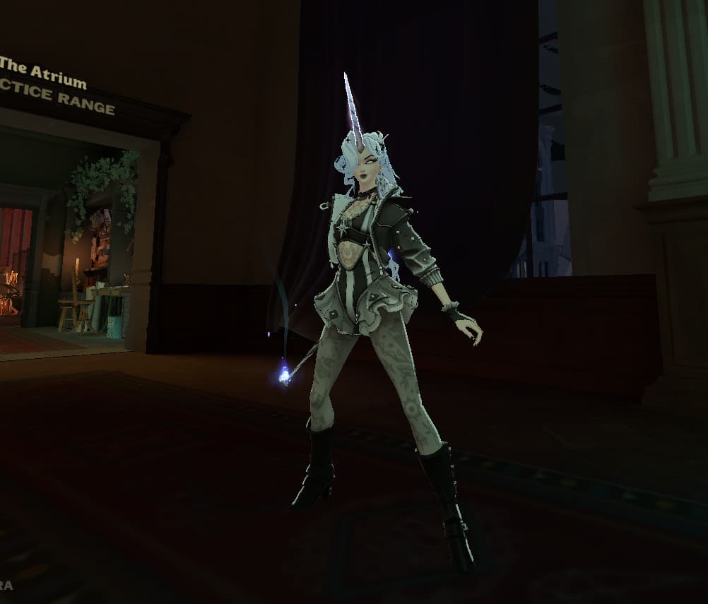 black and white celeste (city never sleeps) screenshot