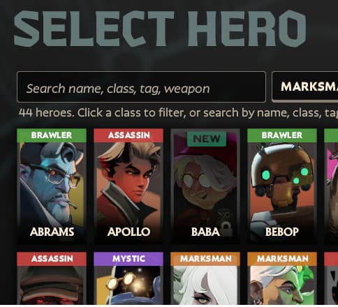 Hero Select Plus screenshot 3
