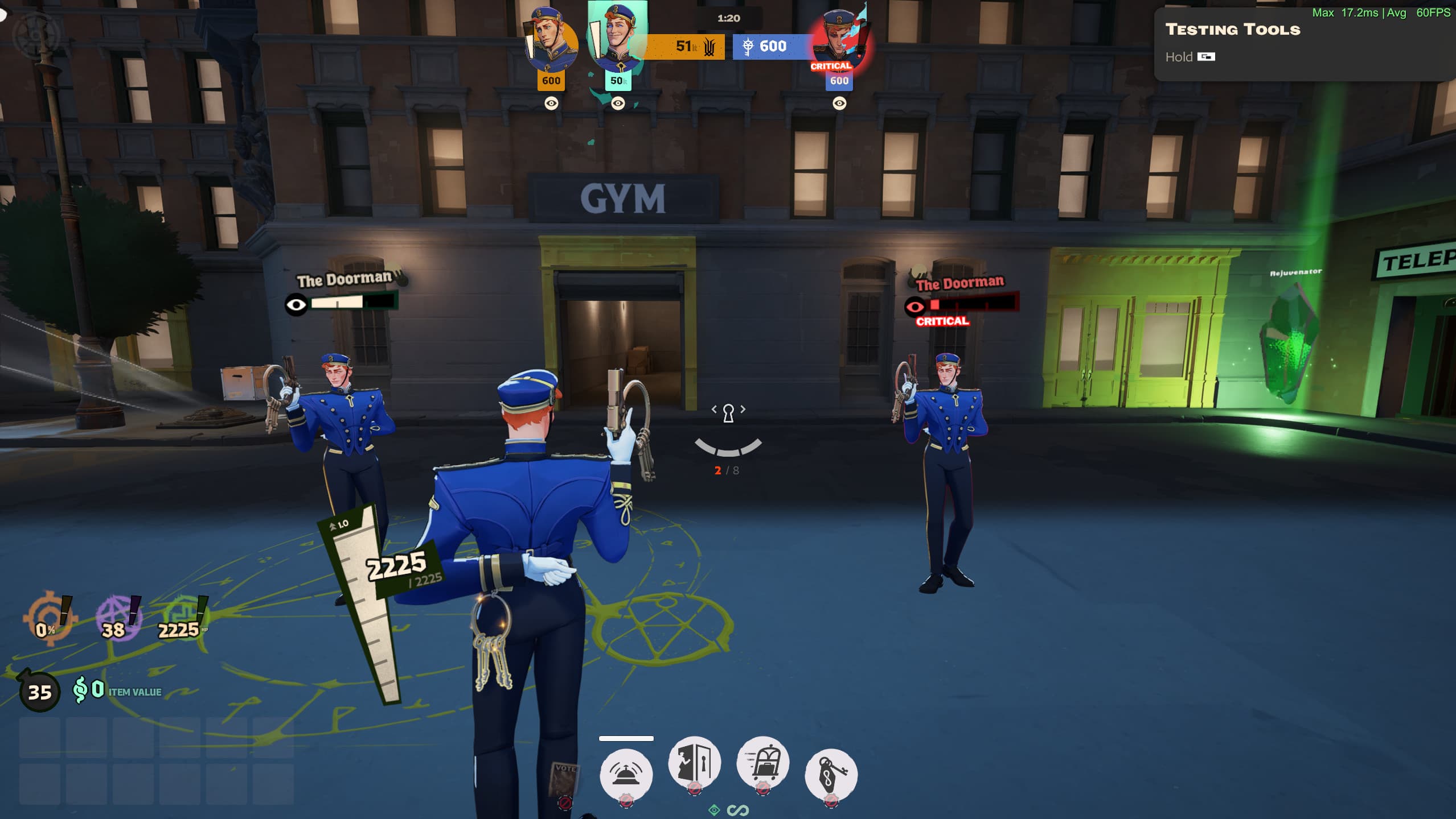 Blue Doorman screenshot 2