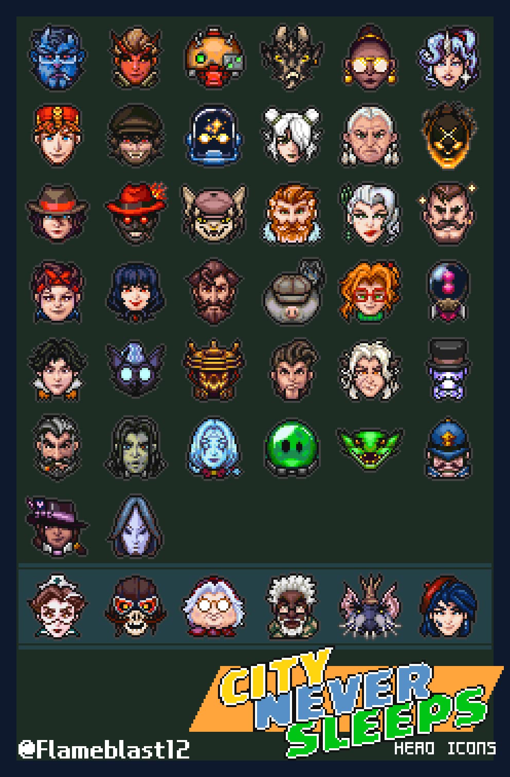 Dota Styled Pixel Icons(City Never Sleeps Update) screenshot