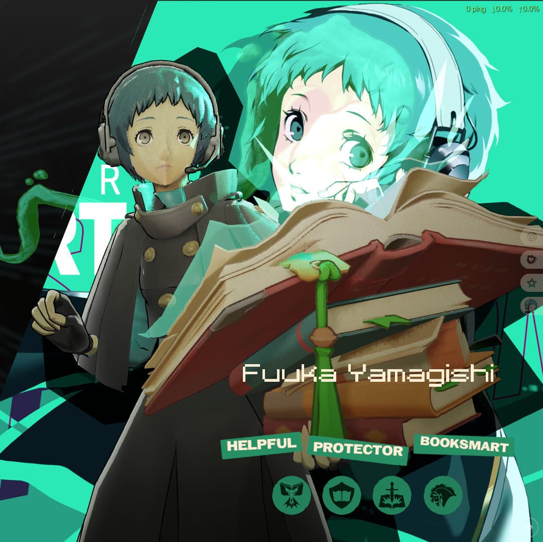 Fuuka Yamagishi(Persona 3 Reload) as Paige screenshot