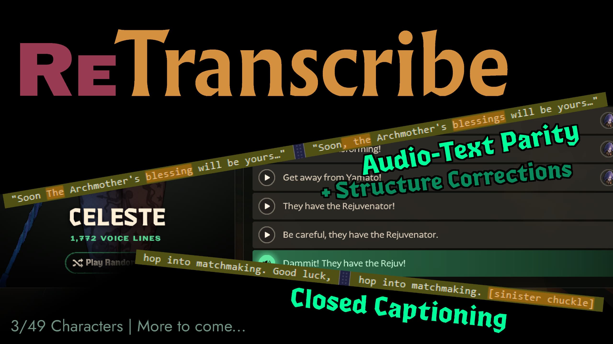 ReTranscribe screenshot