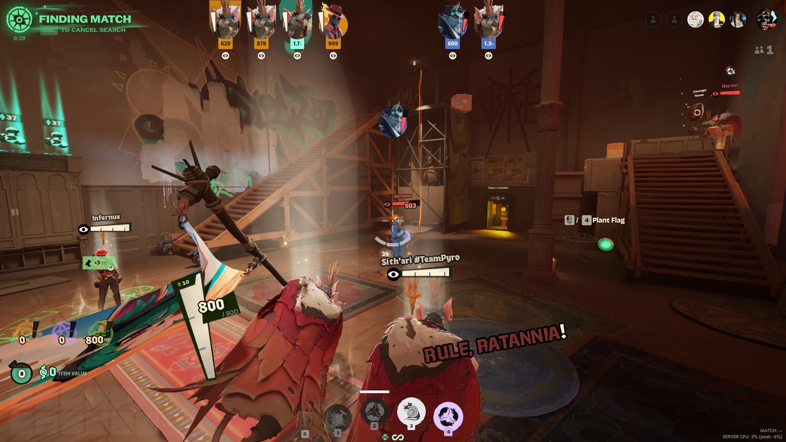 Ratking with Vex Flag from League of Ledends screenshot