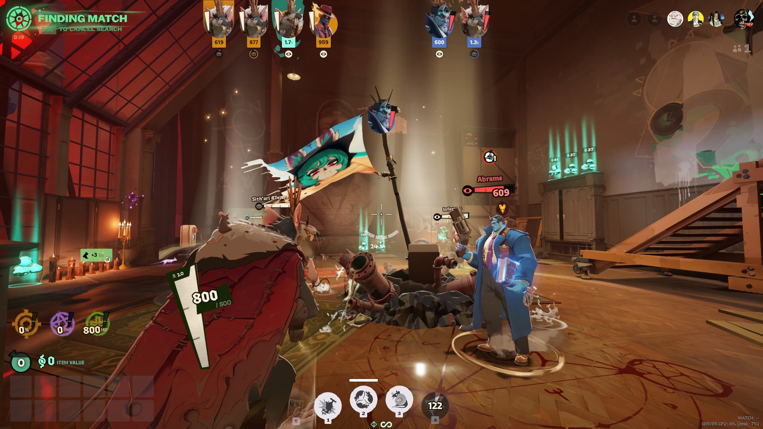 Ratking with Vex Flag from League of Ledends screenshot 2